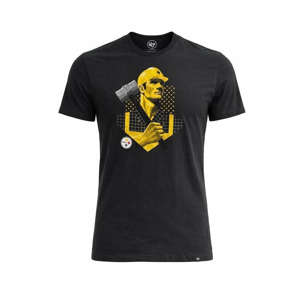 NWT 47 Brand Pittsburgh Steelers NFL Football Player Graphic T Shirt XL